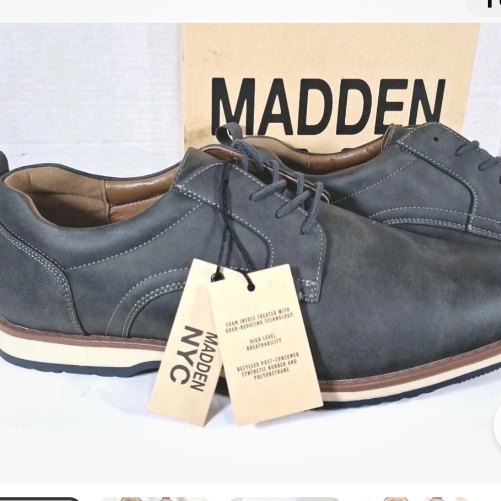 Madden Grey Oxford Shoe size 12